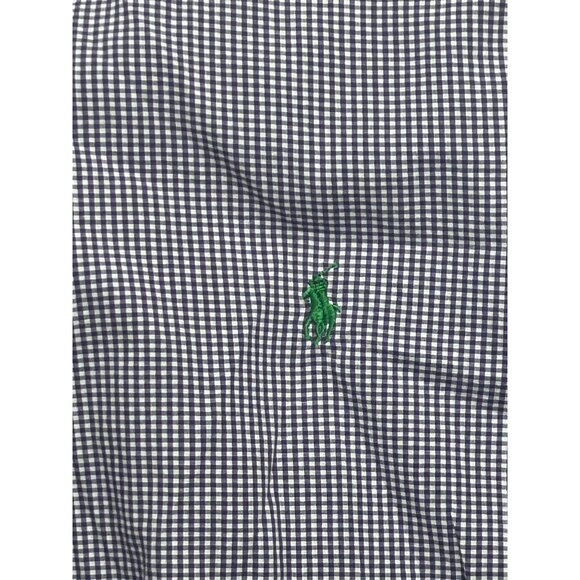 Polo Ralph Lauren Custom Fit Striped Stretch Poplin Shirt Men's Large Purple - Picture 5 of 8